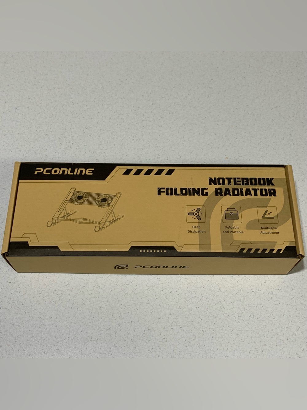 PCONLINE Notebook Folding Radiator - Black NIB